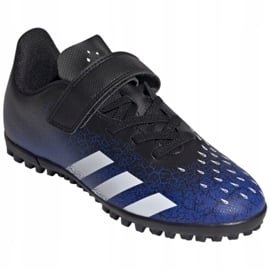 Buty piłkarskie adidas Predator Freak.4 H&L Tf Jr FY0628 niebieskie biały, granatowy, czarny 3