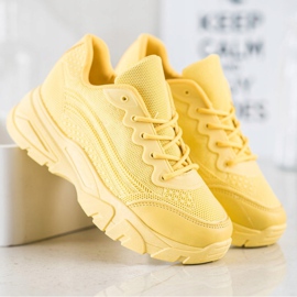 SHELOVET Żółte Sneakersy 1