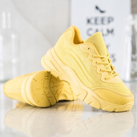 SHELOVET Żółte Sneakersy 2