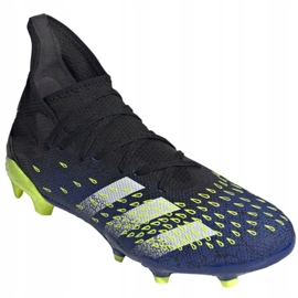 Buty piłkarskie adidas Predator Freak.3 Fg M FY0610 czarne biały, czarny, royal 3