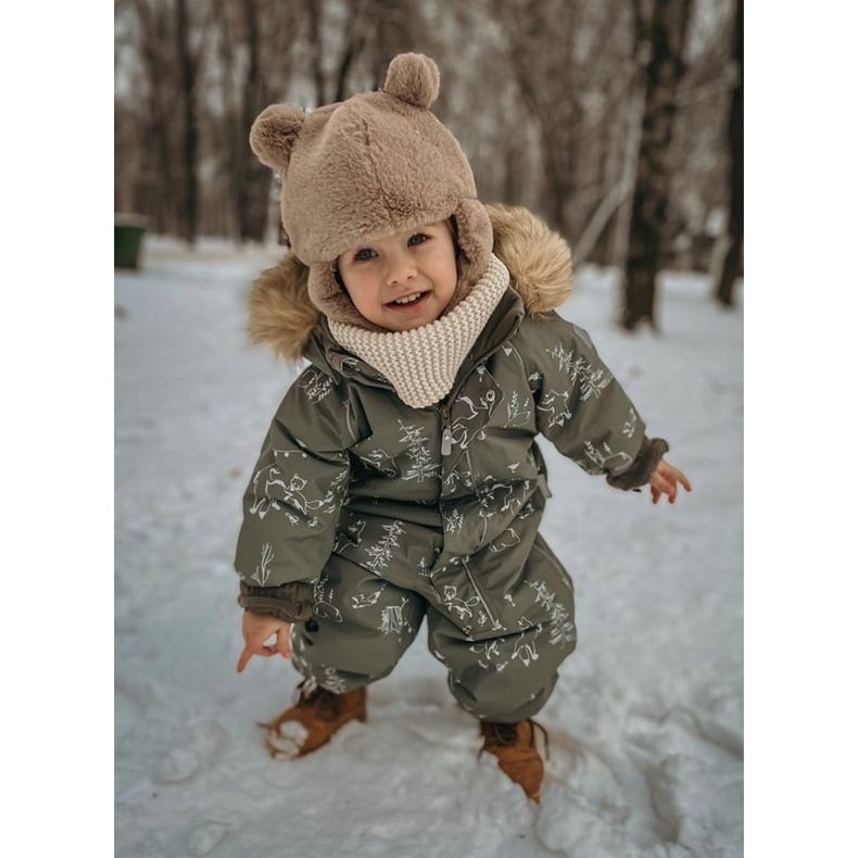 FRROCK Dziecięce Trapery Botki z Suwakiem Camel Dexter brązowe 1