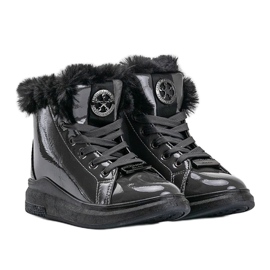 Szare traperki botki ocieplane Freemans 1