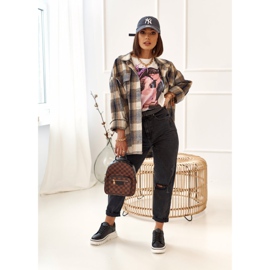 PS1 Damskie Sneakersy Na Platformie Czarne Riri 2