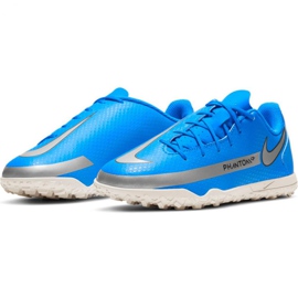 Buty piłkarskie Nike Phantom Gt Club Tf Jr CK8483-400 niebieskie niebieskie 3