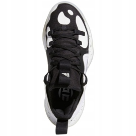 Buty do koszykówki adidas Harden Stepback 2 Jr FZ1545 biały, biały, czarny białe 3