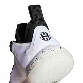 Buty do koszykówki adidas Harden Stepback 2 Jr FZ1545 biały, biały, czarny białe 5