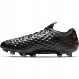 Buty piłkarskie Nike Tiempo Legend 8 Elite Fg M AT5293-090 czarne czarne 1