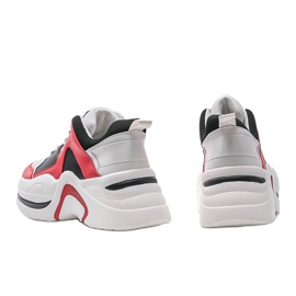 Czerwone sneakersy Thenisse białe czarne 2