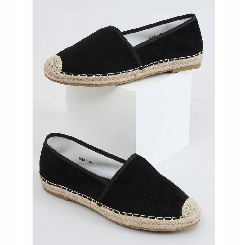 Espadryle damskie czarne M-515 Black 1