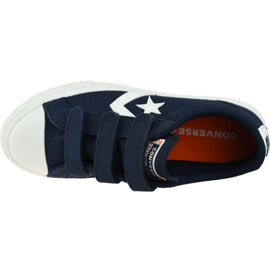 Buty Converse Star Player Low Kids 667547C białe granatowe 2