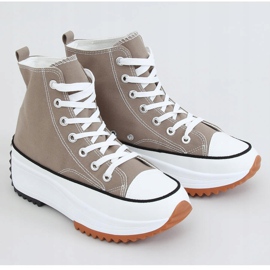 Trampki designerska podeszwa khaki VL135P Green zielone 1