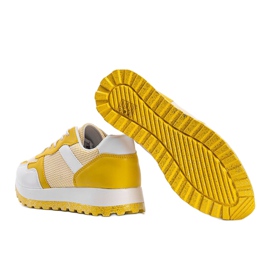 Żółte sneakersy sportowe Antonia 2