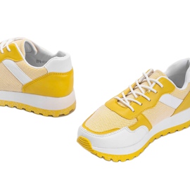 Żółte sneakersy sportowe Antonia 3