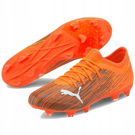 Buty piłkarskie Puma Ultra 3.1 Fg Ag 106086 01 pomarańczowe 2