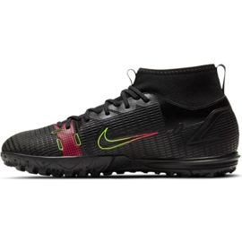 Buty piłkarskie Nike Mercurial Superfly 8 Academy Tf Jr CV0789 090 wielokolorowe czarne 2