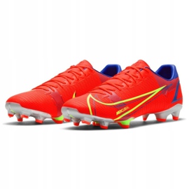 Buty piłkarskie Nike Mercurial Vapor 14 Academy FG/MG M CU5691 600 czerwone pomarańcze i czerwienie 3