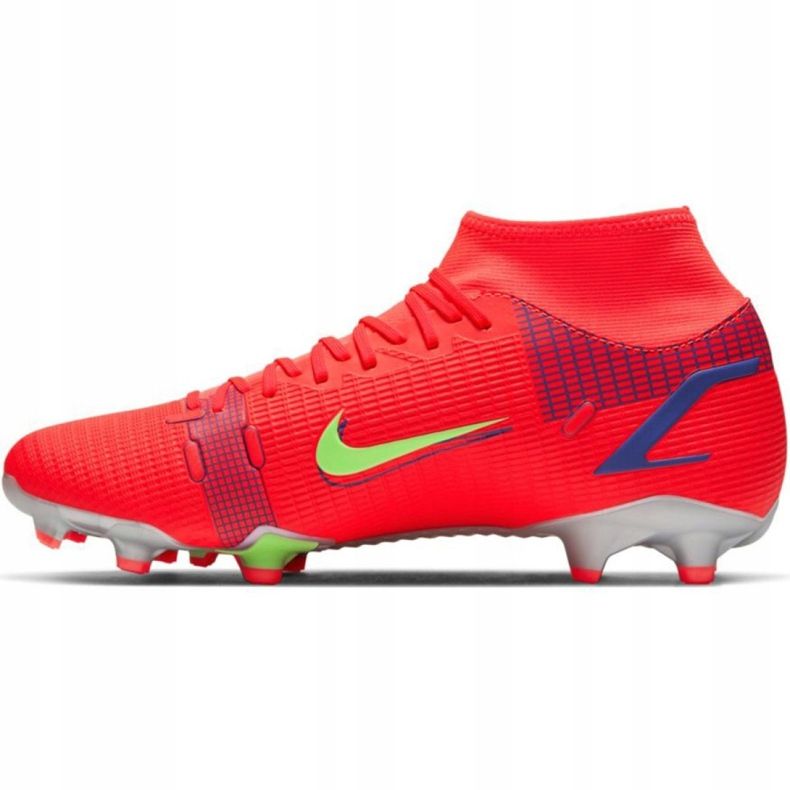 Buty piłkarskie Nike Mercurial Superfly 8 Academy Mg M CV0843 600 czerwone pomarańcze i czerwienie 2
