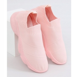 Buty sportowe skarpetkowe różowe NB399 Pink 1