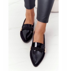 Eleganckie Mokasyny S.Barski Premium Zamszowe Czarne 1