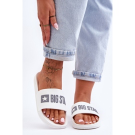 Klapki Damskie Big Star FF274A199 Białe 1