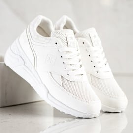 SHELOVET Casualowe Białe Sneakersy 3
