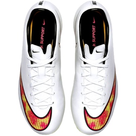 Buty piłkarskie Nike Mercurial Victory V Fg Jr 651634 170 białe białe 1
