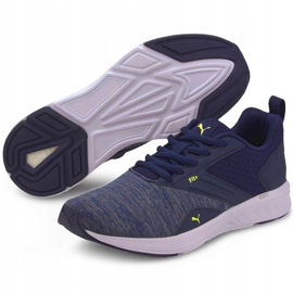 Buty dla dzieci Puma Nrgy Comet granatowe 190675 17 zielone 2