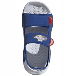 Sandały dla dzieci adidas Swim Sandal C granatowe FY8938 niebieskie 3