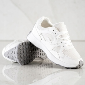 SHELOVET Białe Sneakersy 3