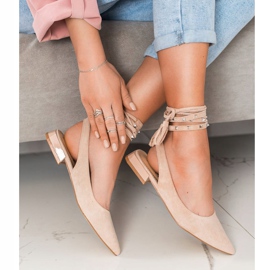 Seastar Czółenka Z Ozdobnym Wiązaniem brązowe 1