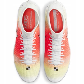 Buty piłkarskie Nike Mercurial Superfly 8 Academy Mds Tf CV0952 118 pomarańczowe czerwony, biały, żółty 1