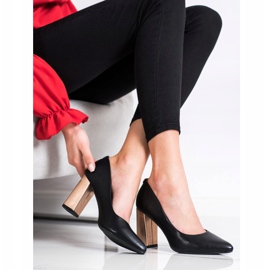 Klasyczne Czółenka Sergio Leone czarne 2