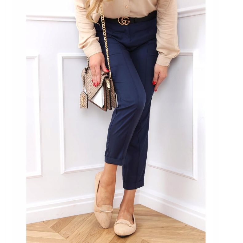 Mokasyny migdałowe noski beżowe 3C-6 Apricot beżowy 2