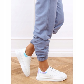 Trampki damskie białe A88-63 Silver 1