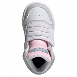 Buty adidas Hoops Mid 2.0 I Jr FY9290 różowe szare 2