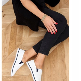 Trampki slip-on białe AA620 Navy 1