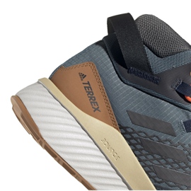 Buty adidas Terrex Folgian Mid Gtx M EF6766 brązowe czarne pomarańczowe szare 1