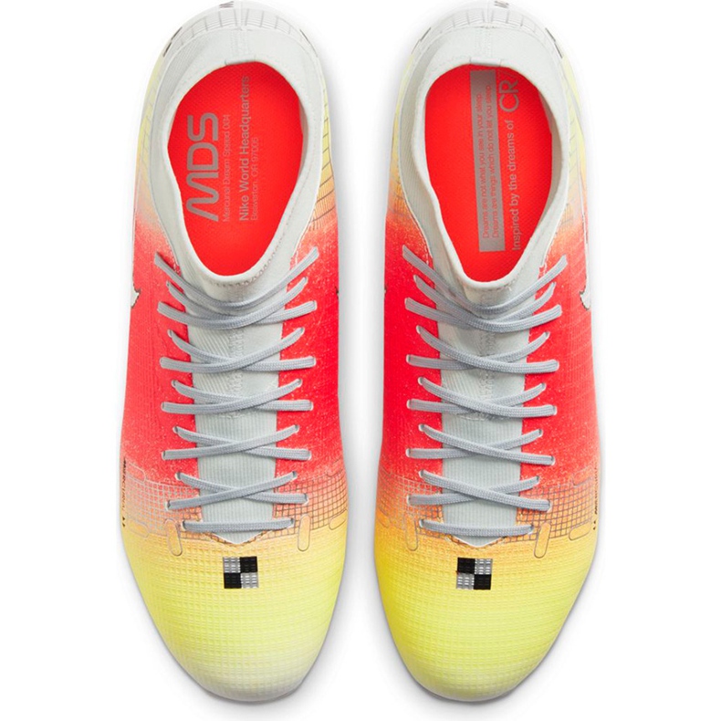 Buty piłkarskie Nike Mercurial Superfly 8 Academy Mds FG/MG CV0948 108 pomarańczowe 1
