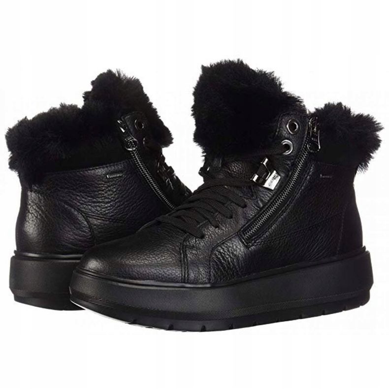 Buty Geox D Kaula B Abx D Tumb Lea W D84AWD-00046-C9999 czarne 1