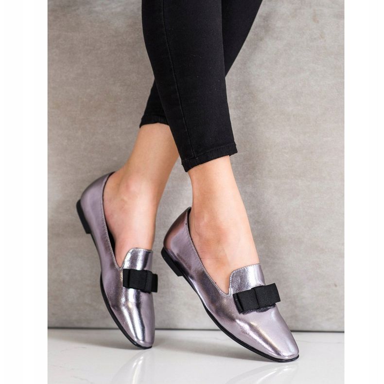 Sergio Leone Klasyczne lordsy z kokardą srebrny 1