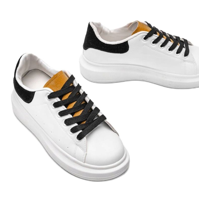 Białe tenisówki na grubej podeszwie Lauryn 2