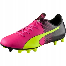 Buty piłkarskie Puma evoSPEED 5.5 Tricks Fg M 10359601 różowe 3