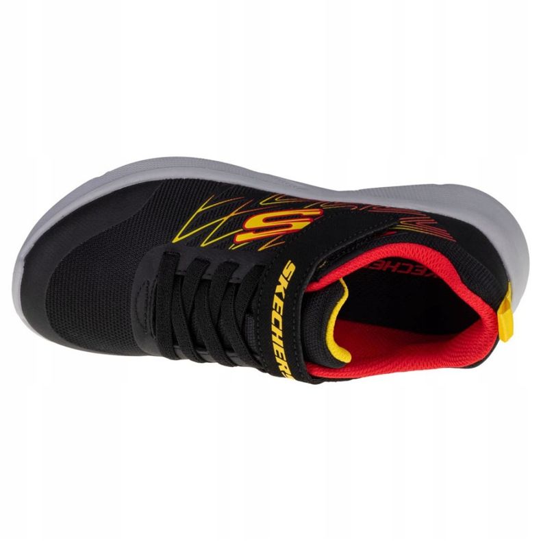 Buty Skechers Microspec Texlor Jr 403770L-BKRD czarne 2