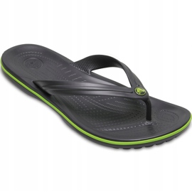 Crocs klapki Crocband Flip grafitowo zielony 11033 OA1 wielokolorowe 2