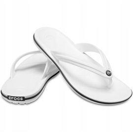 Crocs klapki Crocband Flip białe 11033 100 1