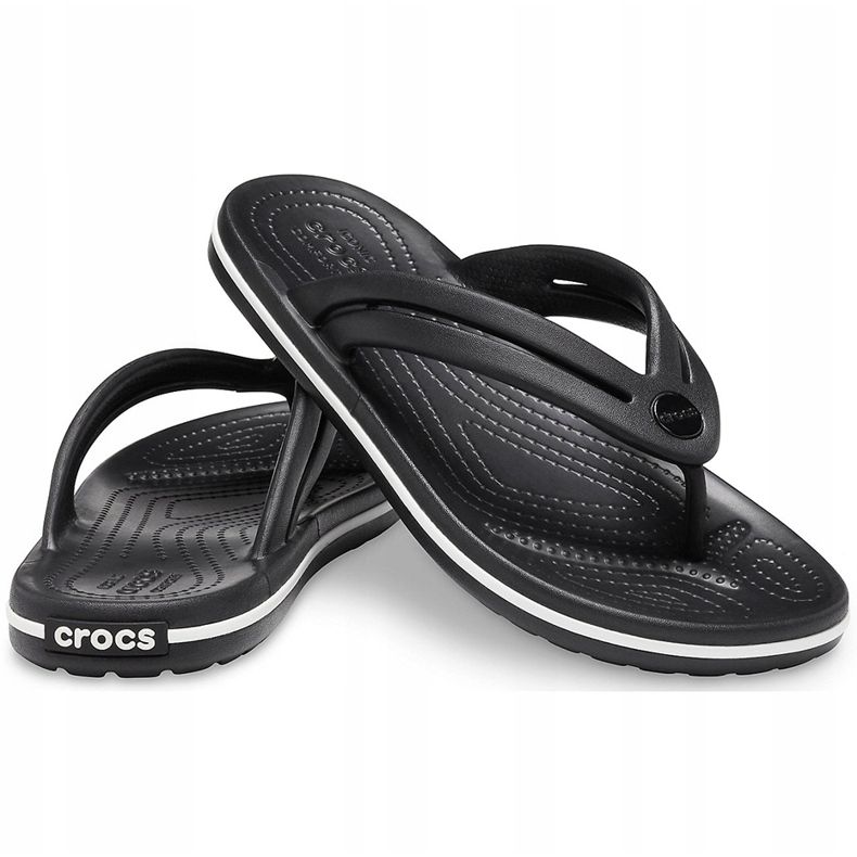 Crocs klapki Crocband Flip W czarne 206100 001 1