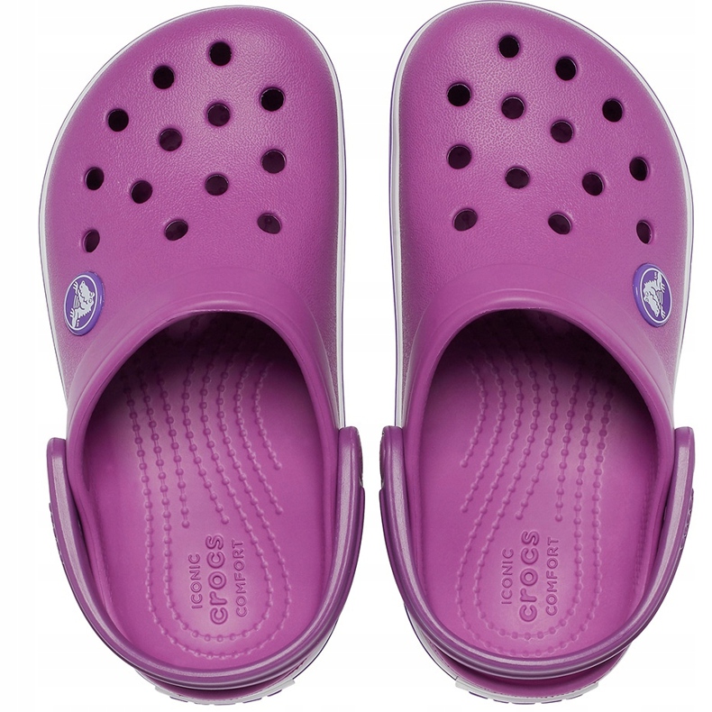 Crocs dla dzieci Crocband Clog K fioletowe 204537 54R 1