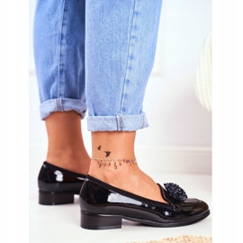 Lakierowane Mokasyny Vinceza 21-10527 Czarne 2