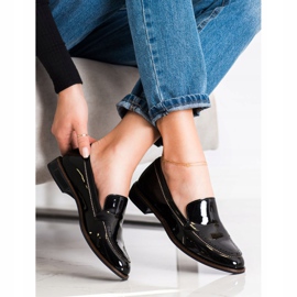 Lakierowane Mokasyny Sergio Leone czarne 1