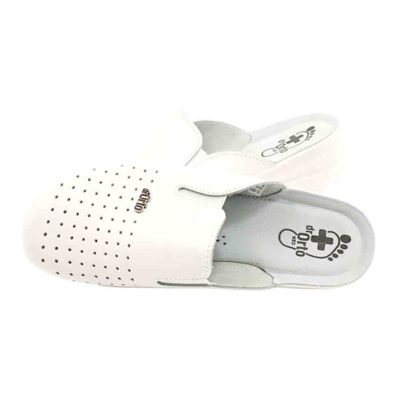 Befado obuwie damskie 157D006 białe 5